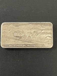 1969 Foster Walla Walla Day Mines INC Wallace Idaho 3 oz .999 Fine Silver - Bild 1 von 7