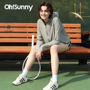 Oh! UV Protection Sunscreen Jacket UPF50+ Hooded Breathable Coat Deep *Gray XL* - Picture 1 of 23