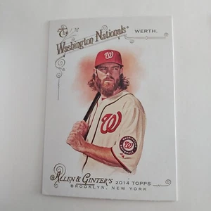 2014 topps allen and ginter world championship Baseball Jayson Werth #305 - Picture 1 of 2