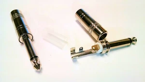 1/4"  plug  Metal Mono  4P1-102  2 pcs - Picture 1 of 1