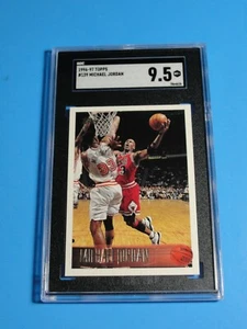 1996-97 TOPPS MICHAEL JORDAN BGS 9.5 TRUE GEM CENTERING #139 - Picture 1 of 3