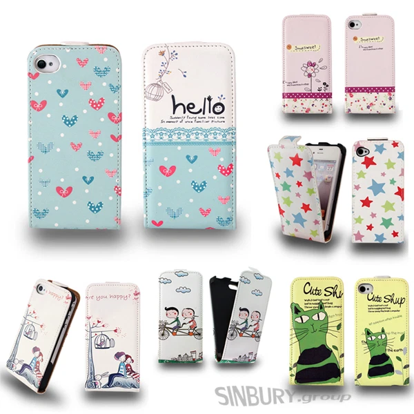 Genuine Luxury Magnetic Flip Leather Cute Case For Apple iPhone 6S 5 Plus 5C 5S - Image 1 of 1