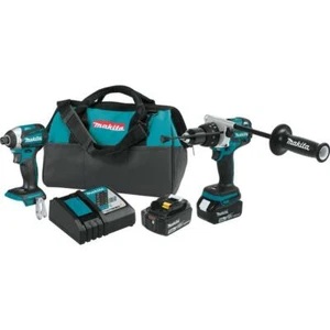 Kit combinado de 2 piezas taladro/controlador de impacto inalámbrico de iones de litio MAKITA XT268T 18V LXT - Imagen 1 de 4