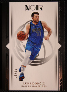 2021-22 Panini Noir Luka Doncic  39/99 Mavericks #88