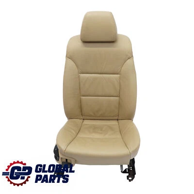 BMW 5 Series E60 E61 Beige Leather Front Right O/S Seat - Image 1 of 4