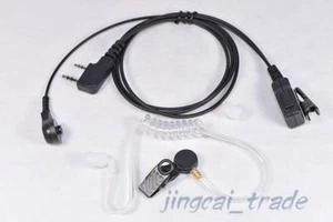 K101B Covert Acoustic Tube Earpiece PTT for Wouxun Kenwood Puxing Baofeng Radio - Picture 1 of 2