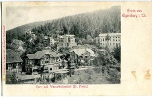 Cartolina Elgersburg/Thür. Kur- & Wasserheilanstalt Dr. Preiss del 1900 - Foto 1 di 1