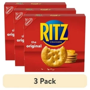 (3 pack) RITZ Original Crackers, Snacks for Kids and Adults, Lunch Snacks - Picture 1 of 10