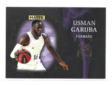 2022-23 Wild Card Matte Draft Smoking Gun Black Purple Smoke #SG-24 Usman Garuba