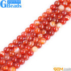 Natural Red Stripe Sardonyx Agate Onyx Round Beads Free Shipping 15" 4-20mm Pick