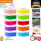 Color Coding Labels Stickers - 10 Rolls, 10 Colors, 1.57 X 0.75 Inch, Adhesiv...