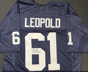 Bobby Leopold Notre Dame Irish 1977 National Champs Signed Auto Retro Jersey JSA - Picture 1 of 5