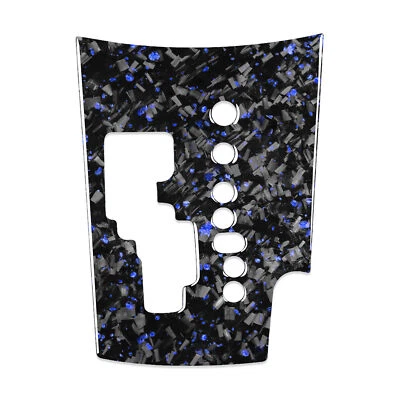 Genuine Carbon Fiber Gear Shift Knob Lever Panel Trim for Toyota RAV4 2006-2013 - Image 1 of 4