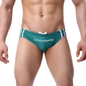 Men Swim Shorts Swimwear Summer Beachwear Drawstring Bathing Bikini Briefs - Picture 1 of 41