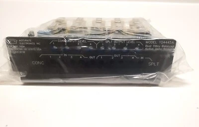 Accurate Electronics 104445A DUAL 5-WAY BALANCED ACTIVE DATA BRIDGE   NEW - Image 1 of 2