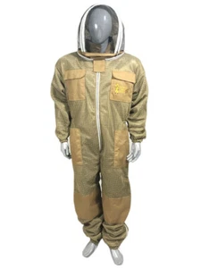 MASSIVE BEE STORE BEEKEEPING BEE SUIT VENTILATED THREE LAYER MESH --- LARGE - Picture 1 of 7