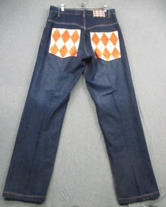 Evolution in Design Jeans 34x34 Wide Leg Y2K Hip Hop Streetwear Baggy - Picture 1 of 11