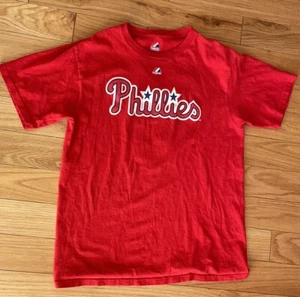 Ryan Howard Philadelphia Phillies Majestic Official MLB Youth T-shirt X-Large - Picture 1 of 3