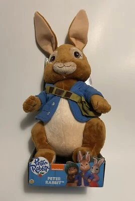 Nickelodeon Peter Rabbit Plush Stuffed Animal Beatrix Potter 2014  NEW In Box - Image 1 of 4