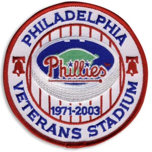 Philadelphia Phillies 2003 Final Season Jersey Sleeve MLB Logo Patch - Picture 1 of 1