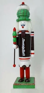 Northlight 14" Tootsie Roll Holz Weihnachten Nussknacker Figur mit Zepter - Bild 1 von 6