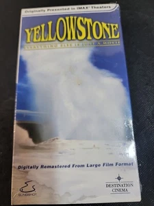 YELLOWSTONE (2000) SEALED VHS TAPE IMAX FILM ULTRA RARE ONLY ONE ON EBAY!! - Picture 1 of 14