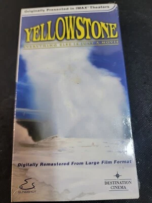 YELLOWSTONE  (2000)  SEALED VHS TAPE  IMAX FILM  ULTRA RARE  ONLY ONE ON EBAY!! - Image 1 of 4