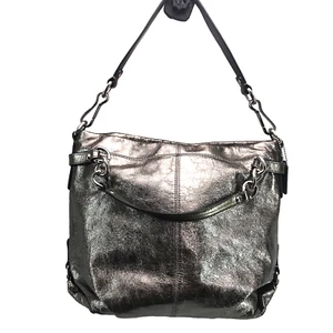 Coach Brooke 17165 splendida borsa hobo a tracolla/borsa in pelle metallizzata - Foto 1 di 16