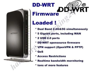 Netgear WNDR4500V2 Wireless Router DD-WRT VPN firmware, Can SETUP VPN service - Picture 1 of 12