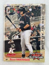 2011 MultiAd SPORTS Minor League Baseball Card-BRADY SHOEMAKER, All-Star