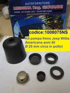 Serie guarnizioni riparazione pompa freno jeep - Picture 1 of 1