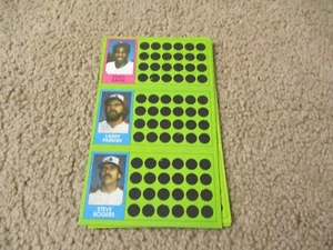 1981 TOPPS SCRATCH OFF DUSTY BAKER LARRY PARRISH STEVE ROGERS - Picture 1 of 2