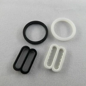 Gurtschieber Kunststoff 14 mm Versteller und Ring für BHs, Kleider, Tops  - Bild 1 von 3