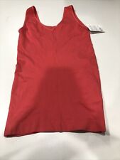 Tees By Tina Coral V-Neck Smooth Tank Onesize