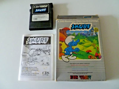 Cartuccia gioco CBS COLECOVISION - SMURF - Immagine 1 di 2