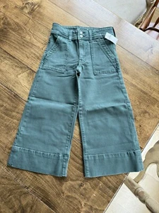 Gap kids High Rise Stride Wide-leg Ankle Jeans Sz6 - Picture 1 of 2