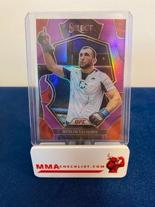 2023 Select UFC Muslim Salikhov Welterweight PREMIER LEVEL PURPLE PRIZM 31/99