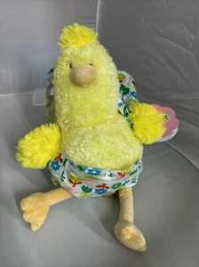 Giggle Scape Yellow Chick In Egg Plush Stuffed Animal Toy 9'' Easter Spring - Picture 1 of 7