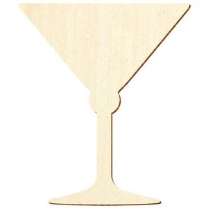 Holz Cocktailglas - Deko Basteln 5-50 cm - Bild 1 von 1