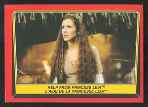 Help from Princess Leia 1983 O-Pee-Chee Return of the Jedi #86 {0427