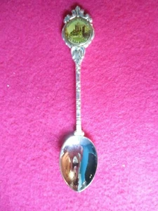 Souvenir Spoon,Coffee Spoon,Silver Plated Enamel?, Windsor Castle - Picture 1 of 3