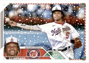2023 Topps Holiday - C.J. Abrams Washington Nationals #H11 - Picture 1 of 2