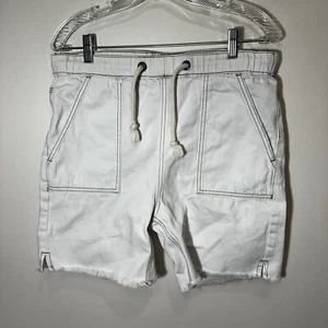 Easel Drawstring Denim MIDI Shorts Small - Picture 1 of 7