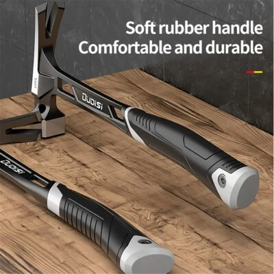 1Pcs Professional Woodworking Claw Hammer Integrated Seismic Handle & Non-Slip - image 1 of 4