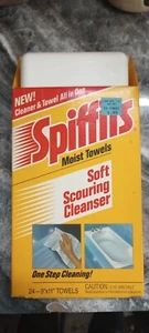 Vintage Spiffits Handtücher weich Scheuerreiniger 1988 Dow Marken Reinigung Requisite - Bild 1 von 3