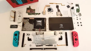 Neu - 100% Originalteile NINTENDO SWITCH OLED - NEW ORIGINAL NINTENDO OLED - Bild 1 von 51
