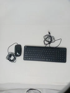 HP Wireless Mouse and Keyboard Combo - Model Kbah21 Black Color No Dongle Works - Picture 1 of 14
