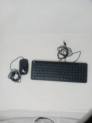 HP Wireless Mouse and Keyboard Combo - Model Kbah21 Black Color No Dongle Works - Image 1 of 4