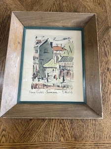 Thomas Meek Jr Vieux Carré-Louisiana Watercolor Lithograph - Picture 1 of 9