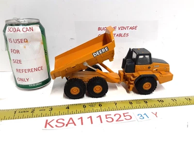 Camión de volteo articulado Ertl John Deere 400D 45017 fundido a presión 1/50 ~ falta techo de cabina Foto 1 de 4